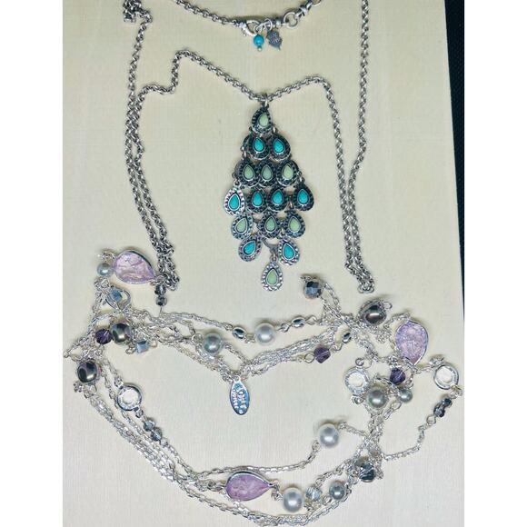 Lucky brand necklace, lucky brand jewelry, Anne taylor necklace, Vintage jewelry - Picture 3 of 4